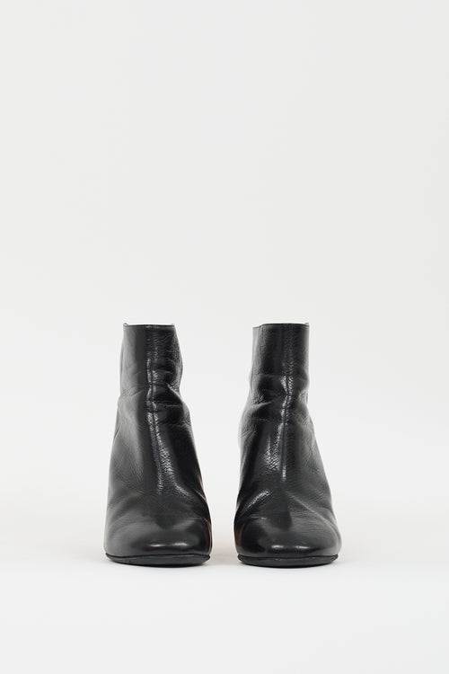 Acne Studios Black 
Bronze Leather Ora Boot