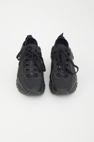 Acne Studios Black Leather Rockaway Sneaker