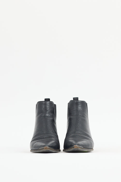 Acne Studios Black Leather Jensen Chelsea Boot