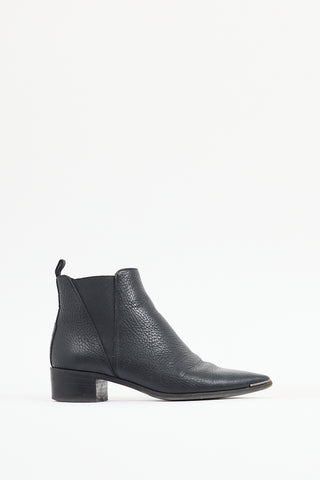 Acne Studios Black Leather Jensen Chelsea Boot