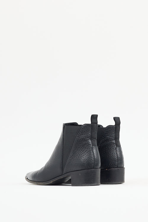 Acne Studios Black Leather Jensen Chelsea Boot