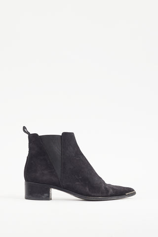 Acne Studios Black Suede Jansen Boot