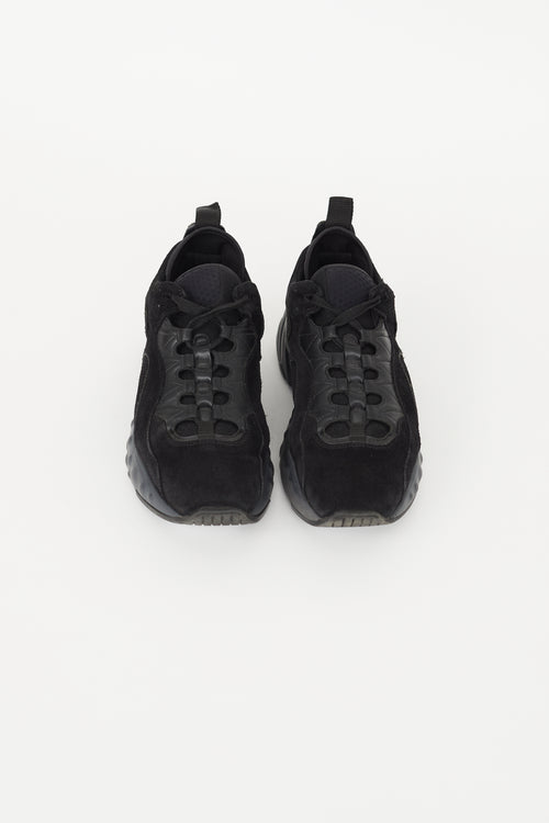 Acne Studios Black Suede Rockaway Sneaker