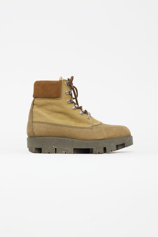 Acne Studios Khaki Green Ugo Hiking Boot