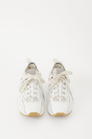 Acne Studios White Leather Rockaway Sneaker