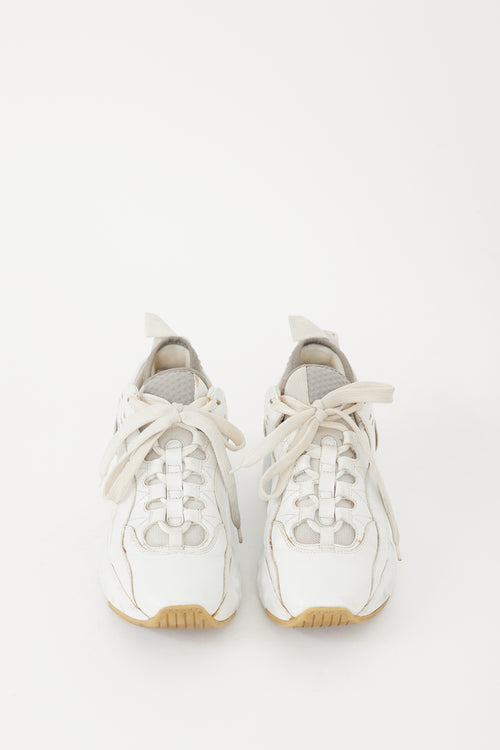 Acne Studios White Leather Rockaway Sneaker