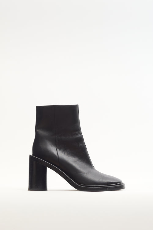 Acne Studios Black Leather Booker Ankle Boot