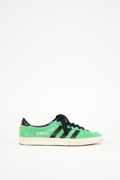 Adidas Green 
Black Suede Mexicana Sneaker