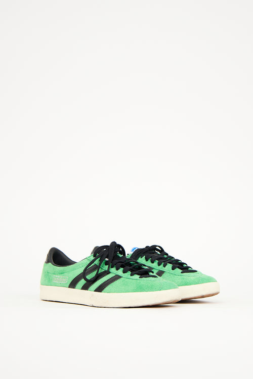 Adidas Green 
Black Suede Mexicana Sneaker