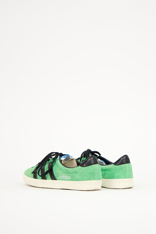 Adidas Green 
Black Suede Mexicana Sneaker