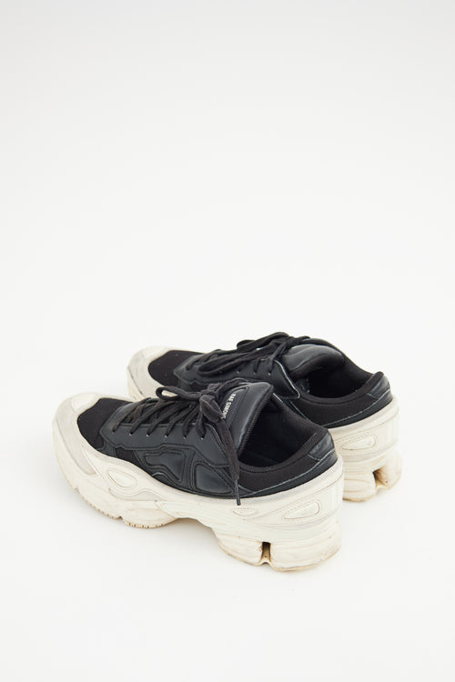 Adidas Raf Simons Black 
White Ozweego Sneaker