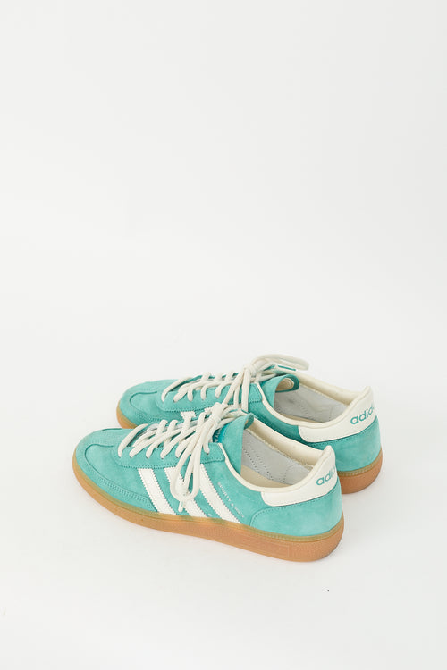 Sporty 
Rich X Adidas Green Handball Spezial Suede Sneaker