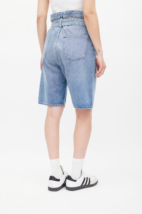 Agolde Medium Wash Reworked Shorts