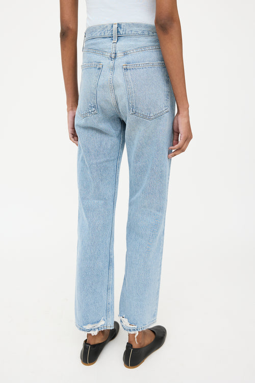 Agolde Light Wash 90s Pinch Waist Slim Jeans