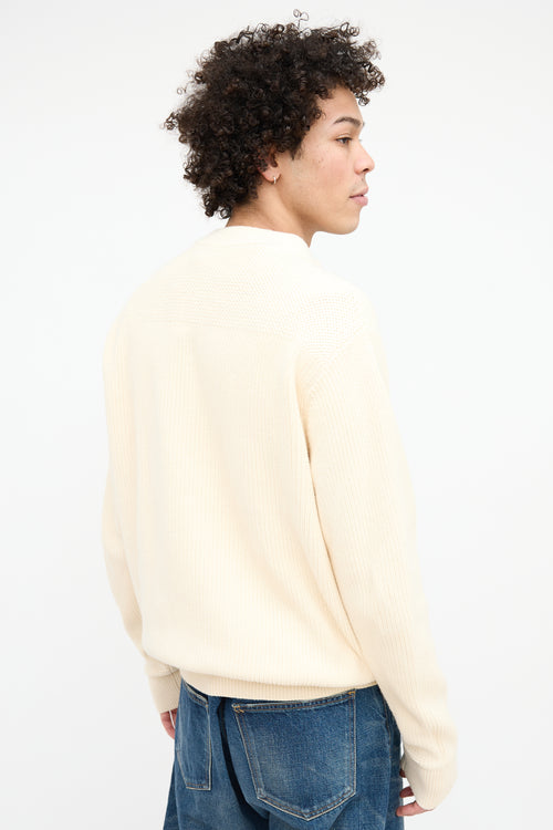 Aimé Leon Dore Cream Knit Sweater Sweater