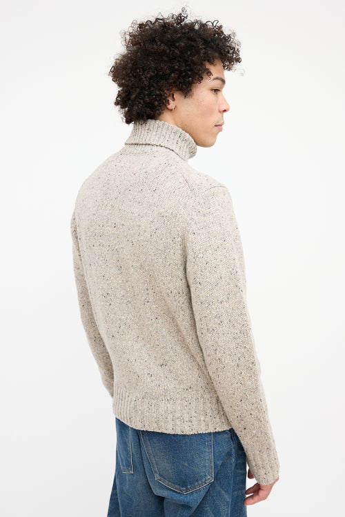 Aimé Leon Dore Grey Knit Turtleneck Sweater