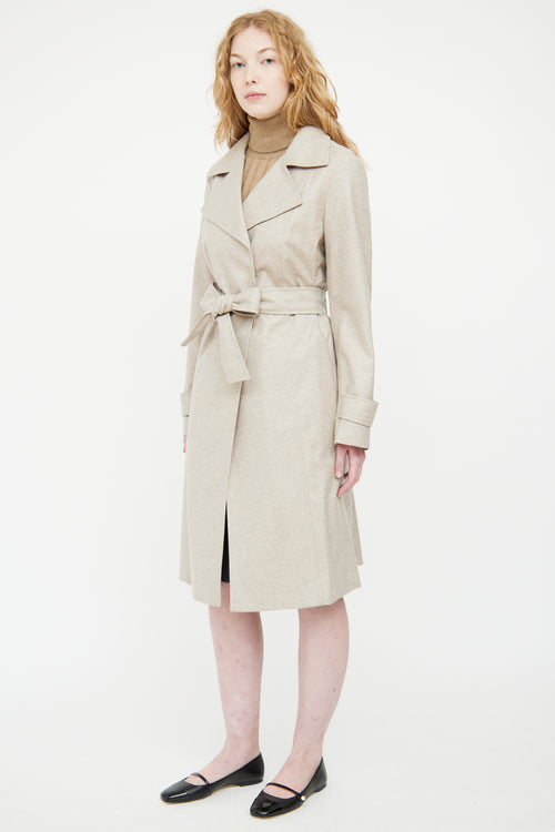 Akris Grey Cashmere Coat