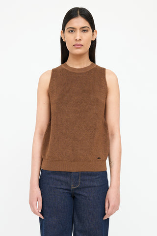 Akris Linen 
Silk Panel Vest