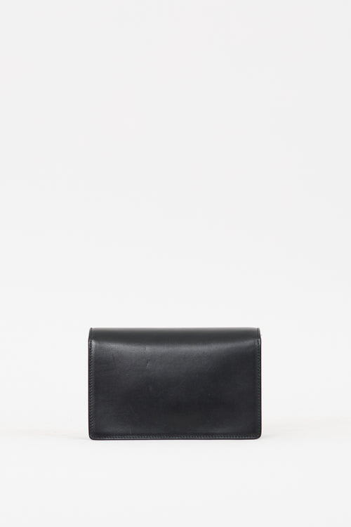 Alaïa Black Leather Studded Crossbody Bag