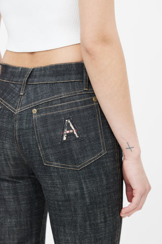 Alaïa Dark Grey Wash Jeans