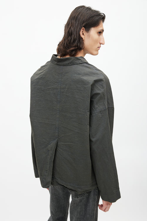 Album Di Famiglia Green Two Pocket Blazer