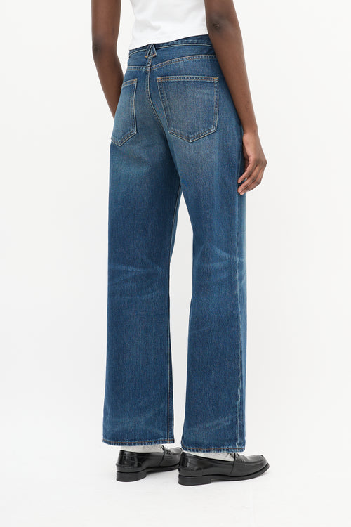 Alex Mill Dark Wash High Waist Flared Jeans