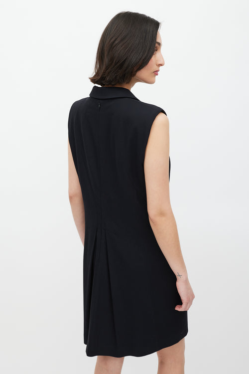 MCQ Black Double Breasted Blazer Dress