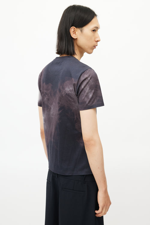 Alexander McQueen Black 
Multicolour Smoke T-Shirt