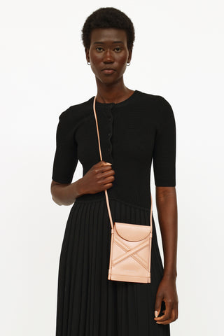 Alexander McQueen Pink Leather Crossbody Bag