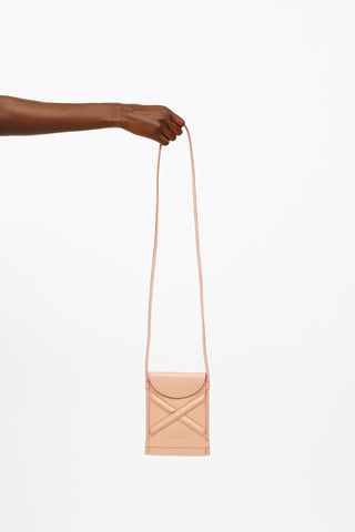 Alexander McQueen Pink Leather Crossbody Bag