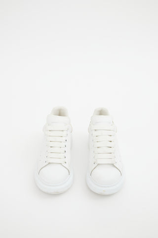 Alexander McQueen White 
Multi Print Oversized Sneakers