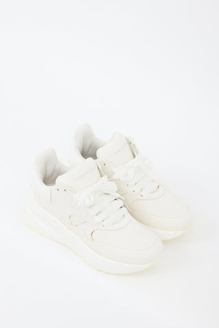 Alexander McQueen White Leather Oversized Sneaker