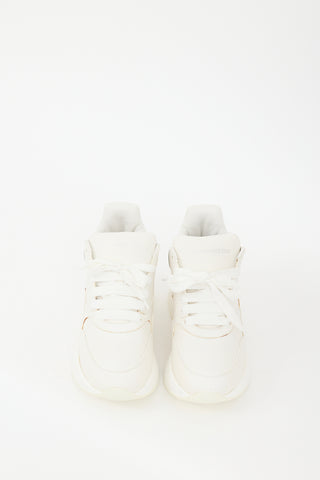 Alexander McQueen White Leather Oversized Sneaker