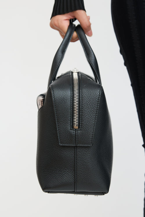 Alexander Wang Black 
Beige Leather Rogue Bag