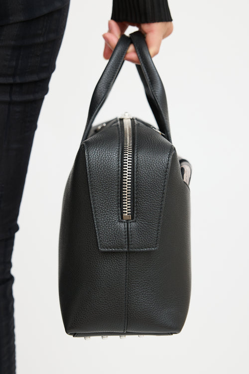 Alexander Wang Black 
Beige Leather Rogue Bag