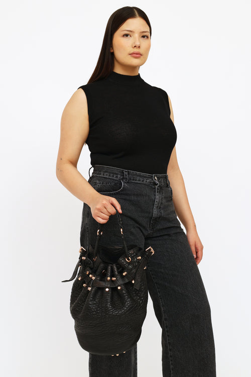 Alexander Wang Black Diego Bucket Bag