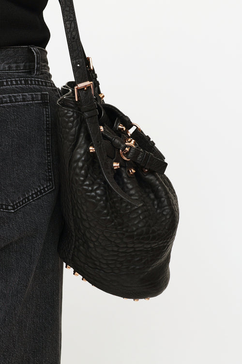 Alexander Wang Black Diego Bucket Bag