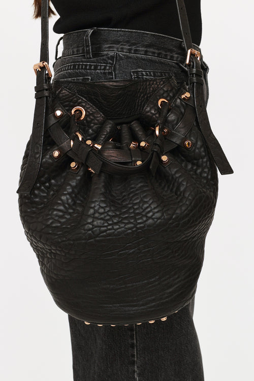 Alexander Wang Black Diego Bucket Bag