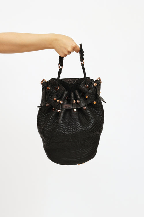 Alexander Wang Black Diego Bucket Bag