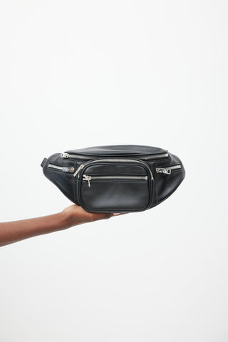 Alexander Wang Black Leather Attica Belt Bag