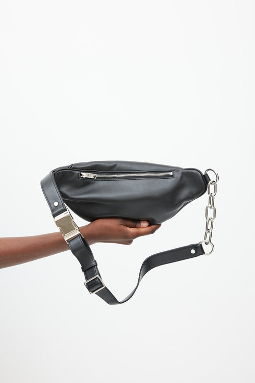 Alexander Wang Black Leather Attica Belt Bag