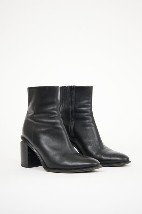 Alexander Wang Black Leather Kori Ankle Boot