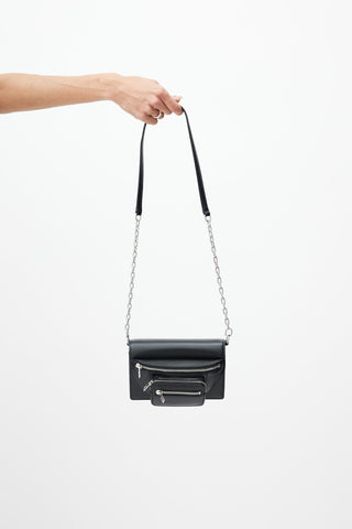 Alexander Wang Black 
Silver Attica Bag