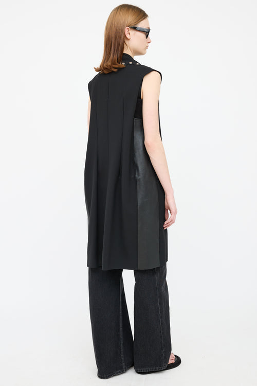 Alexander Wang Black Buttoned Sleeveless Vest