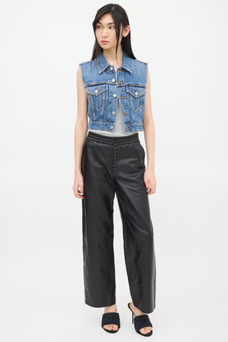 Alexander Wang Blue Denim Vest