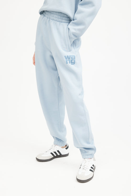 Alexander Wang Blue Logo Co-Ord Set