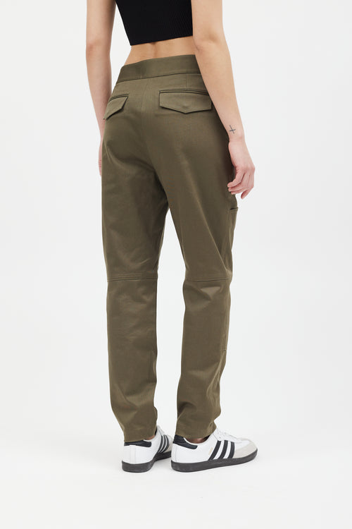 Alexander Wang Green 
Silver Belt Cargo Pant