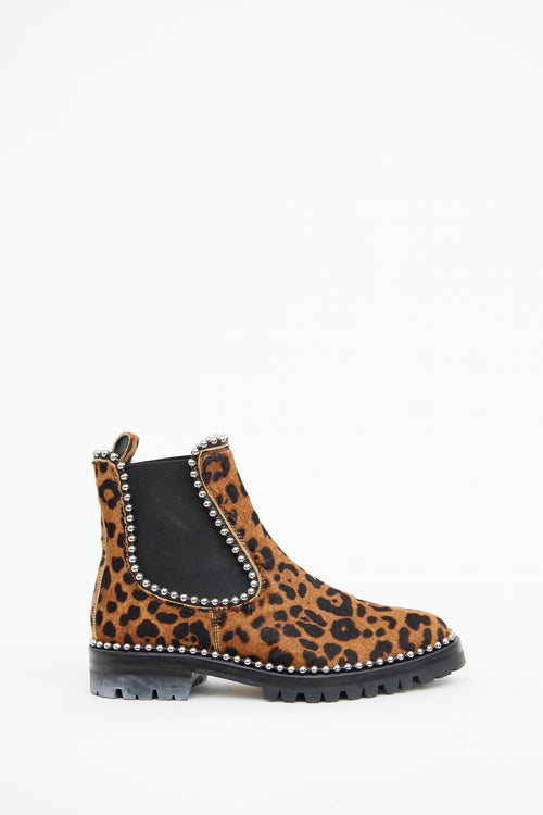 Alexander Wang Print Chelsea Studded Boot