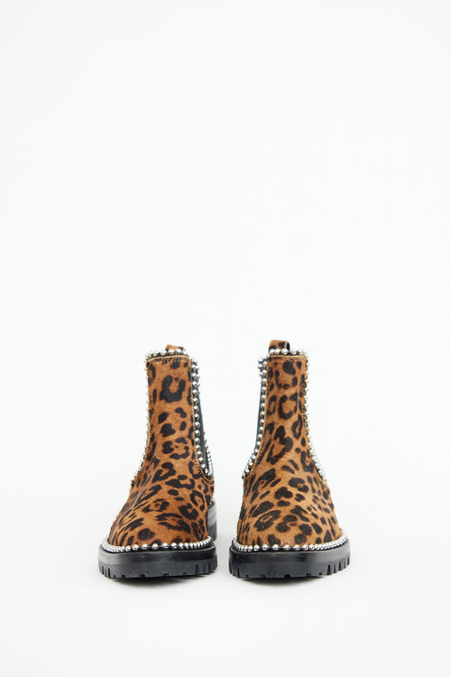 Alexander Wang Print Chelsea Studded Boot