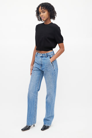 Alexander Wang Mid Wash Straight Jeans